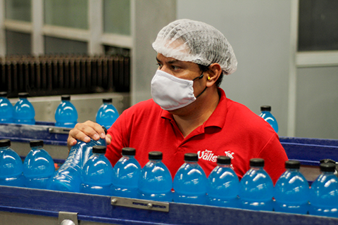 Línea de producción de bebidas