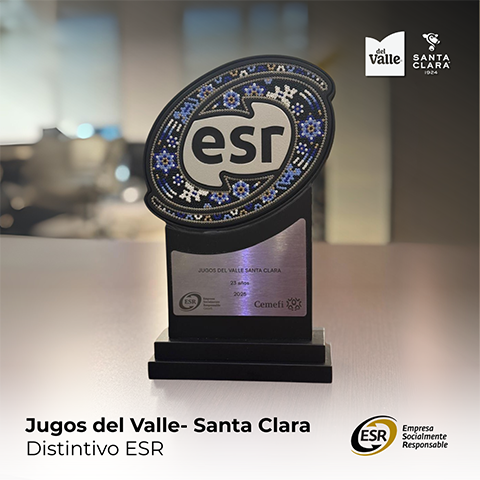 Distintivo ESR de Jugos del Valle - Santa Clara