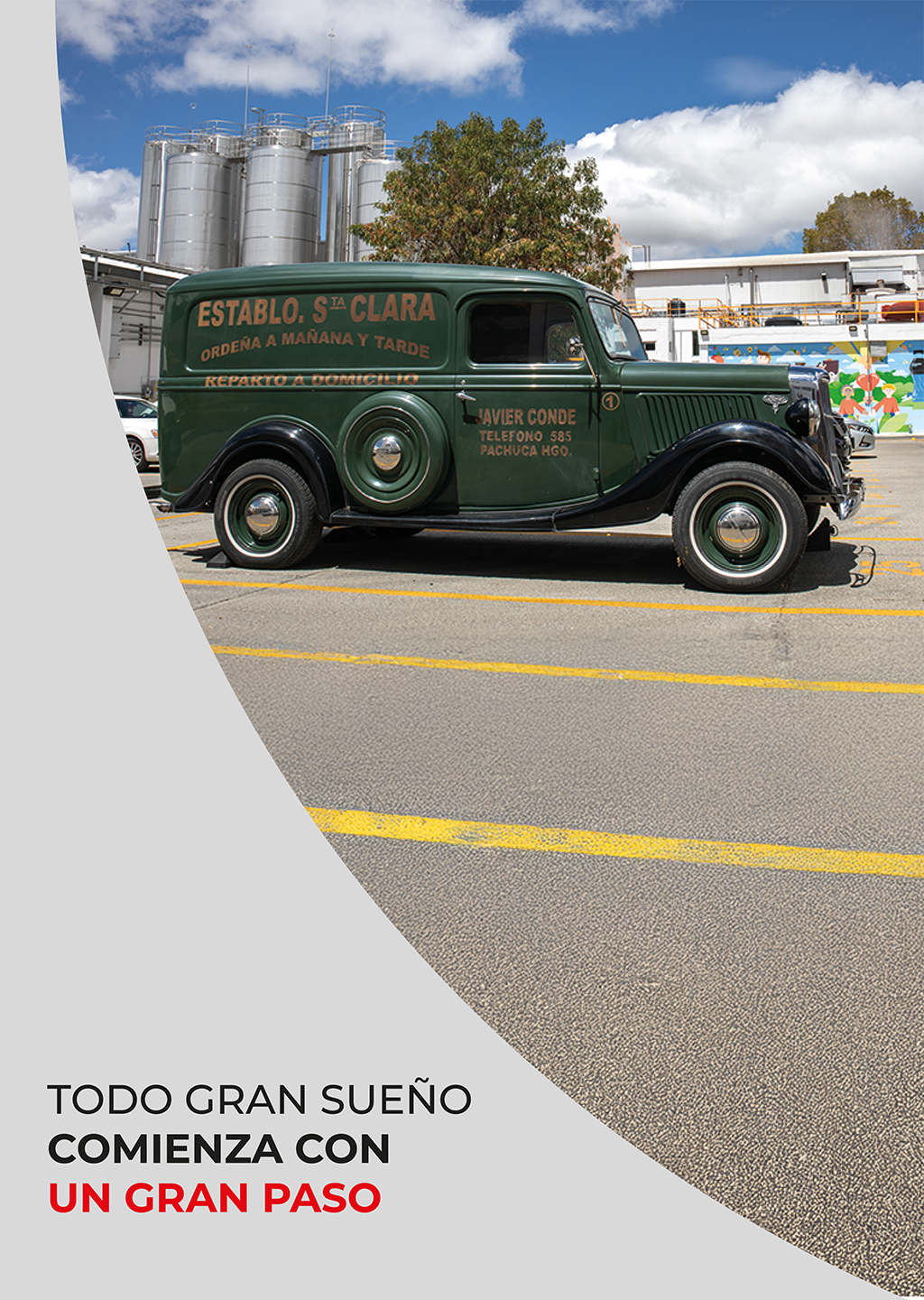 Camión histórico de reparto del Establo Santa Clara